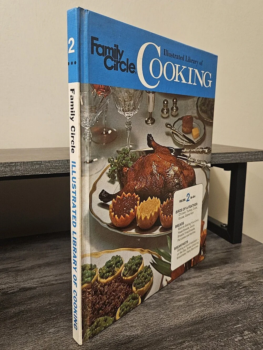 Vintage 1972 Family Circle Illustrated Library of Cooking Volume 2 Hardcover